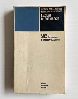 Lezioni di sociologia